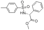 METHYL N-P-TOLUENESULFONYL-D-2-PHENYLGLYCINATE
 Structure