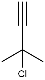 3-CHLORO-3-METHYL-1-BUTYNE Structure