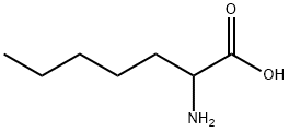 2-AMINOHEPTANOIC ACID Structure