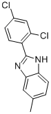 2-(2,4-DICHLOROPHENYL)-5-METHYL-BENZIMIDAZOLE Structure