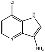 7-chloro-1H-pyrrolo[3,2-b]pyridin-3-aMine Structure