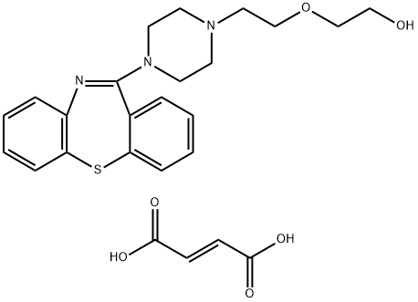 Quetiapine fumarate Structure