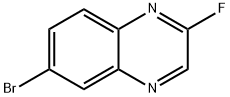 Quinoxaline, 6-broMo-2-fluoro- Structure