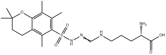 H-ARG(PMC)-OH Structure