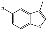 5-CHLORO-3-METHYLBENZOFURAN Structure