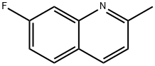 7-FLUORO-2-METHYLQUINOLINE Structure