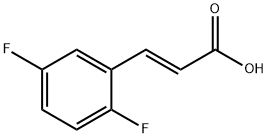 TRANS-2,5-DIFLUOROCINNAMIC ACID Structure