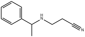 3-(1-PHENYLETHYLAMINO)PROPANENITRILE Structure