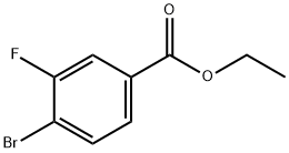 4-BROMO-3-FLUOROBENZOIC ACID ETHYL ESTER Structure