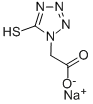 5-MERCAPTO-(1H)-TETRAZOLYLACETIC ACID SODIUM SALT Structure