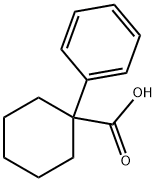 1-PHENYL-1-CYCLOHEXANECARBOXYLIC ACID Structure