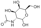 ACETAMIDO-2-DEOXY-D-GALACTOPYRANOSE, 2-(RG) Structure