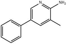 2-amino-3-methyl-5-phenylpyridine Structure