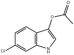 6-CHLORO-3-INDOLYL ACETATE Structure