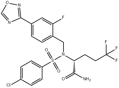 Avagacestat (BMS-708163) Structure