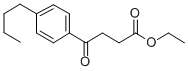 ETHYL 4-(4-N-BUTYLPHENYL)-4-OXOBUTYRATE Structure