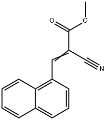 2-CYANO-3-(1-NAPHTHALENYL)-2-PROPENOIC ACID METHYL ESTER Structure