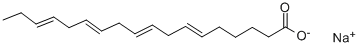 CIS-6,9,12,15-OCTADECATETRAENOIC ACID*SO DIUM Structure