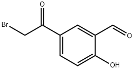 5-Bromoacetyl-2-hydroxybenzaldehyde  Structure