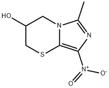 3-Methyl-1-nitro-3,5,6,7-tetrahydro-2H-imidazo(5,1-b)(1,3)thiazin-6-ol Structure