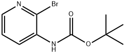 (2-BROMO-PYRIDIN-3-YL)-CARBAMIC ACID TERT-BUTYL ESTER Structure