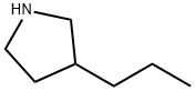 3-PROPYLPYRROLIDINE Structure