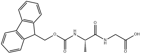 FMOC-ALA-GLY-OH Structure