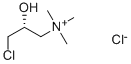 (R)-(+)-(3-CHLORO-2-HYDROXYPROPYL)TRIMETHYLAMMONIUM CHLORIDE Structure