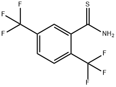 2,5-BIS-TRIFLUOROMETHYLTHIOBENZAMIDE Structure