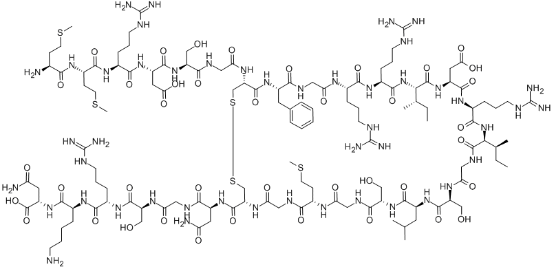 ATRIAL NATRIURETIC PEPTIDE (1-29), CHICKEN Structure