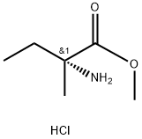 (R)-2-AMINO-2-METHYL-BUTYRIC ACID METHYL ESTER HYDROCHLORIDE Structure