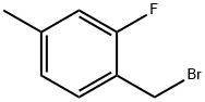 2-FLUORO-4-METHYLBENZYL BROMIDE Structure