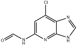 N-(7-CHLORO-1H-IMIDAZO[4,5-B]PYRIDIN-5-YL)FORMAMIDE Structure