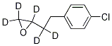 4-Chlorophenyl-1,2-epoxybutane-D5 Structure