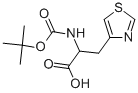 BOC-3-(4-THIAZOLYL)-DL-ALANINE Structure