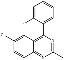 119401-13-7 6-Chloro-2-methyl-4-(2-fluorophenyl)quinazoline 