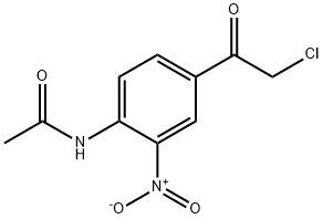 2-NITRO-4-(2-CHLOROACETYL)-ACETANILIDE Structure