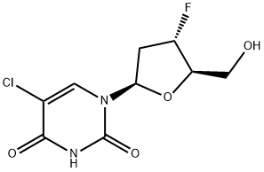 5-CHLORO-2',3'-DIDEOXY-3'-FLUORO-URIDINE Structure