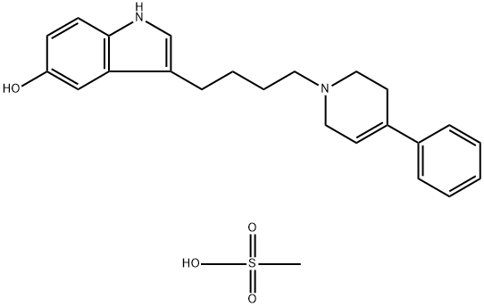 ROXINDOLE MESYLATE Structure