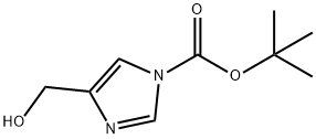 TERT-BUTYL 4-(HYDROXYMETHYL)-1H-IMIDAZOLE-1-CARBOXYLATE Structure