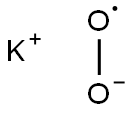 Potassium superoxide  Structure