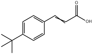 4-(TERT-BUTYL)CINNAMIC ACID Structure