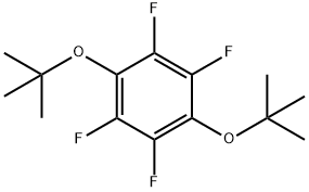 1,4-BIS(TERT-BUTOXY)TETRAFLUOROBENZENE Structure