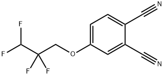 1,2-BENZENEDICARBONITRILE, 4-(2,2,3,3-TETRAFLUOROPROPOXY) Structure