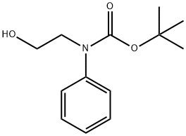 (2-HYDROXY-ETHYL)-PHENYL-CARBAMIC ACID TERT-BUTYL ESTER Structure