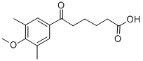 6-(3,5-DIMETHYL-4-METHOXYPHENYL)-6-OXOHEXANOIC ACID Structure