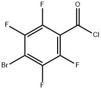 4-BROMO-2,3,5,6-TETRAFLUOROBENZOYL CHLORIDE Structure