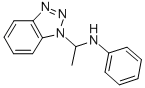 ALPHA-METHYL-N-PHENYL-1H-BENZOTRIAZOLE-1-METHANAMINE Structure