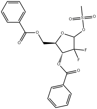 122111-11-9 2-Deoxy-2,2-difluoro-D-erythro-pentofuranose-3,5-dibenzoate-1-methanesulfonate