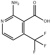 2-Amino-4-(trifluoromethyl)nicotinic acid Structure